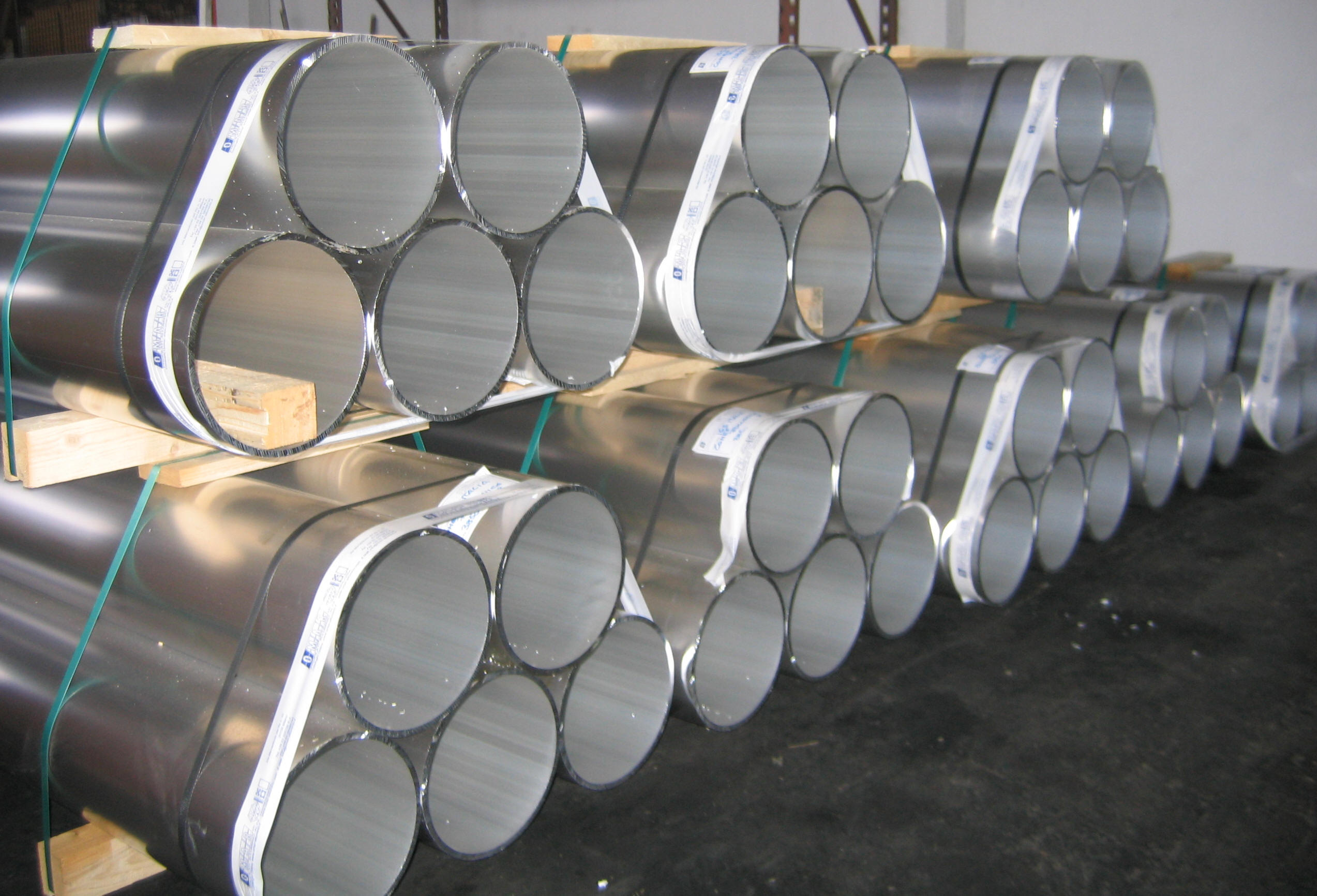 tubes en aluminium pour vérins pneumatiques